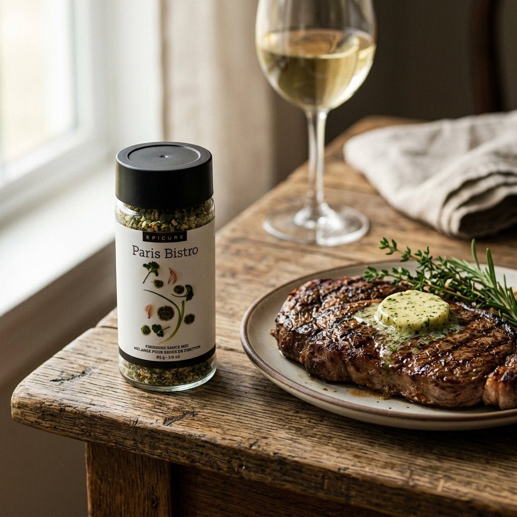 Paris Bistro Finishing Sauce Mix - Garlic Parsley Persillade - My Epicurean Kitchen