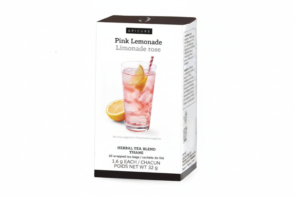 Pink Lemonade Herbal Tea Blend - Organic Caffeine-Free Tisane - My Epicurean Kitchen