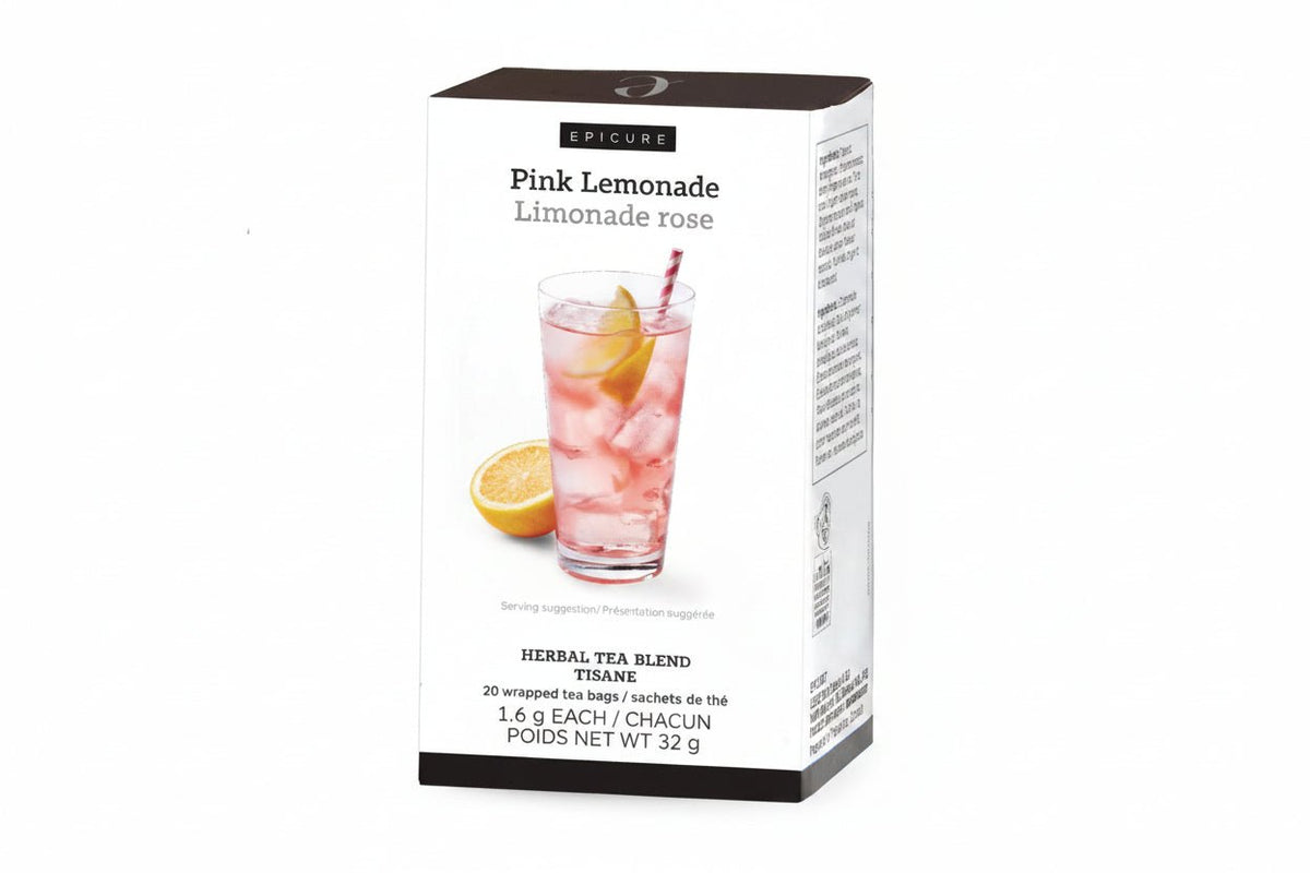 Pink Lemonade Herbal Tea Blend - Organic Caffeine-Free Tisane - My Epicurean Kitchen