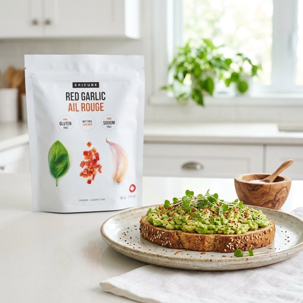 Red Garlic Topper Blend – Salt-Free Finishing Seasoning - My Epicurean Kitchen