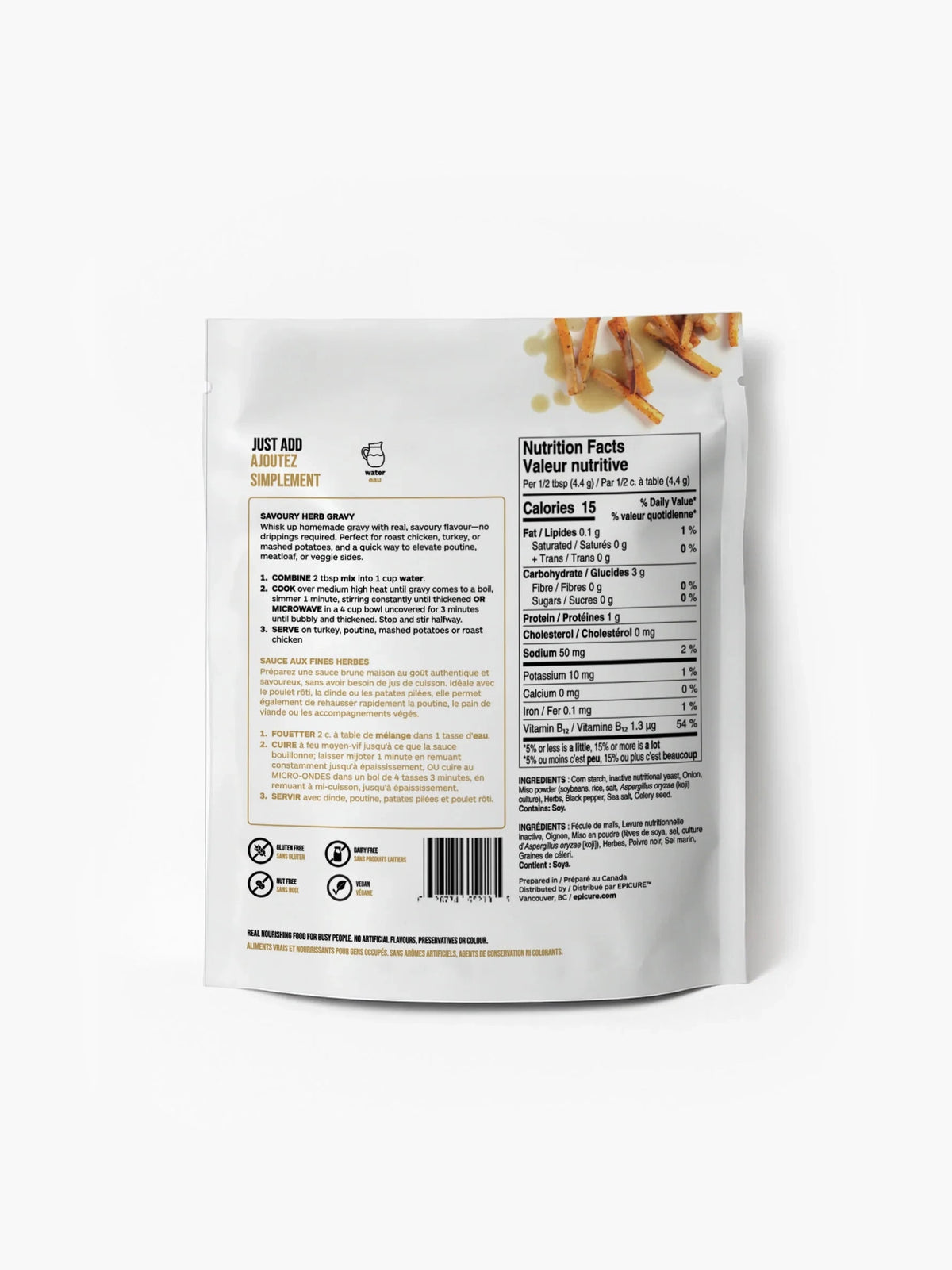 Savoury Herb Gravy Mix Epicure 