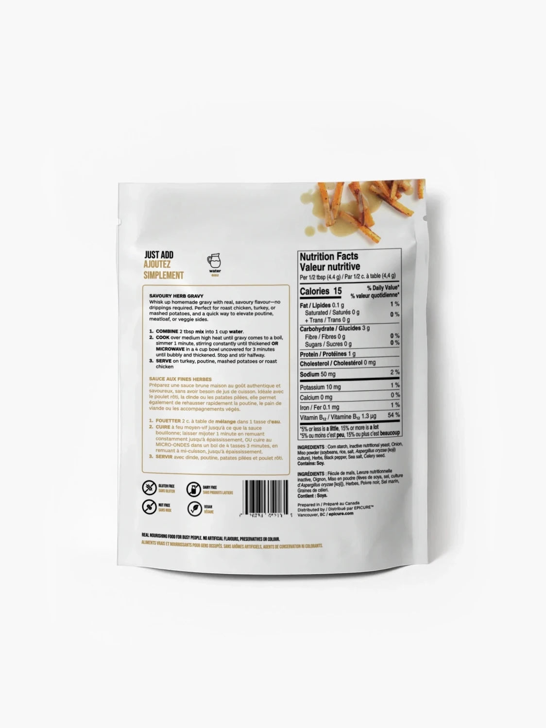 Savoury Herb Gravy Mix – Vegan, Gluten-Free, Ready in 5 Minutes - My Epicurean Kitchen