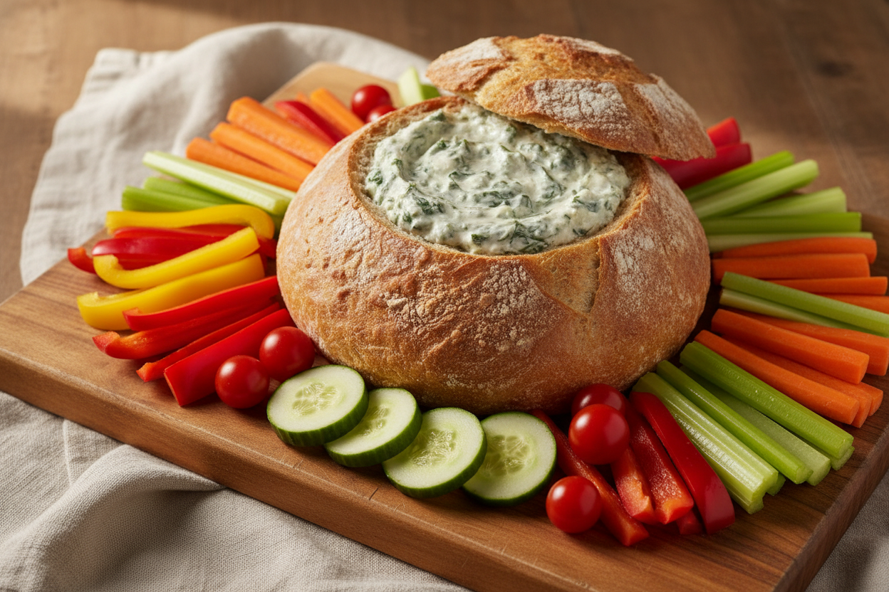 Assaisonnement pour trempette et sauce aux épinards