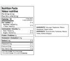Nutrition facts for Summer Berry Sweet Dip Mix Epicure 