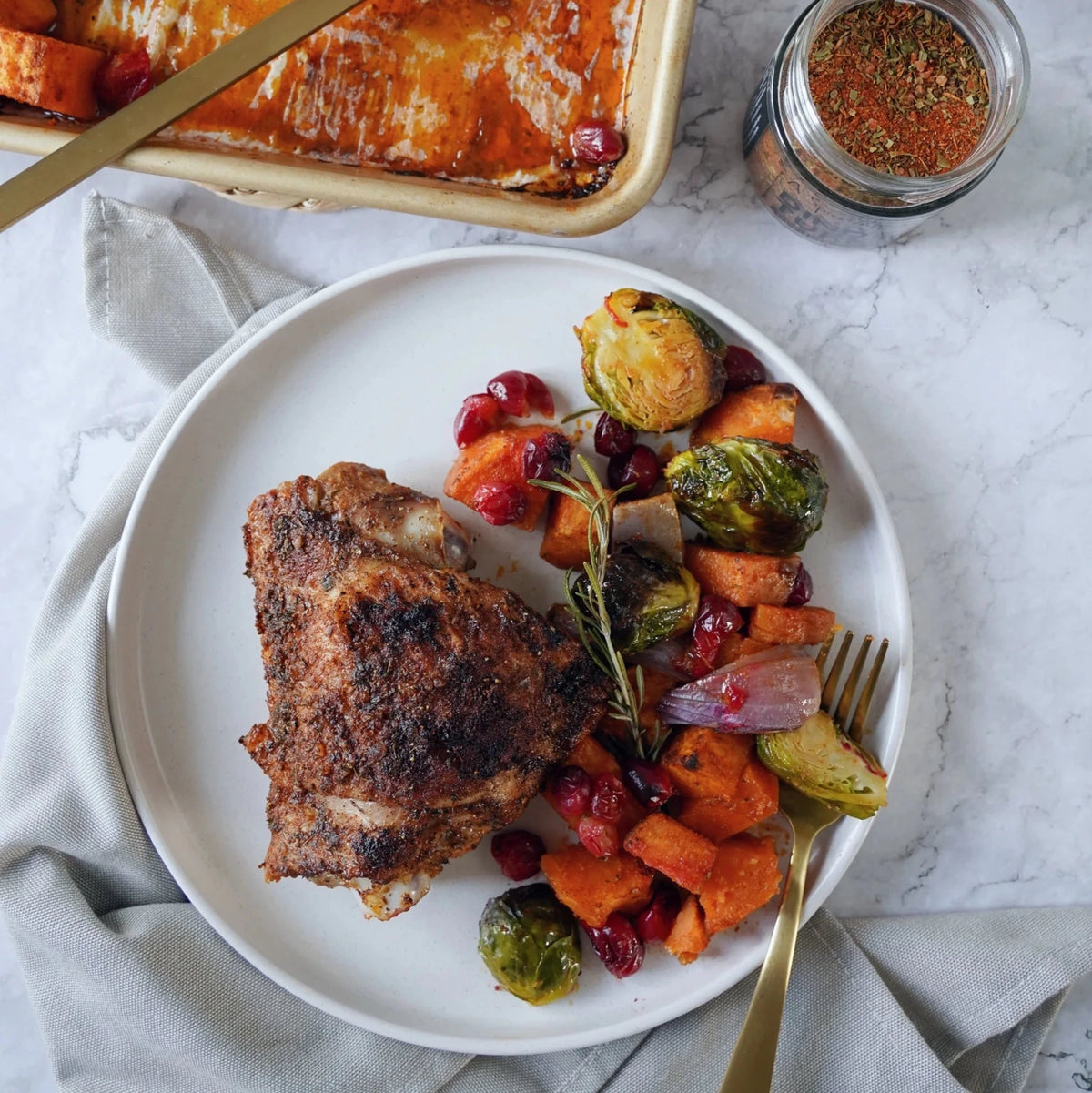 Turkey Rub - Herbaceous Dry Spice Blend for Roasting - My Epicurean Kitchen