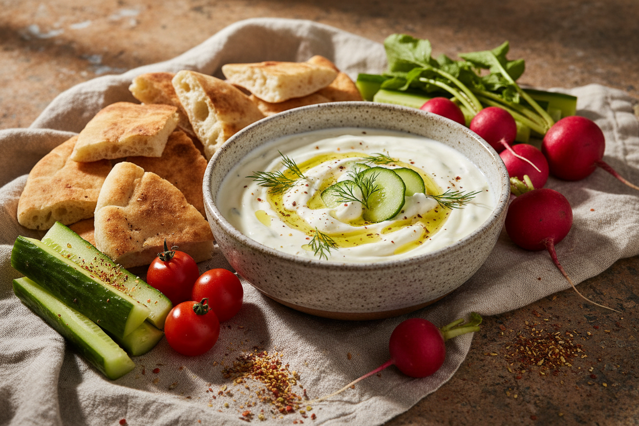 Assaisonnement pour sauce et trempette tzatziki